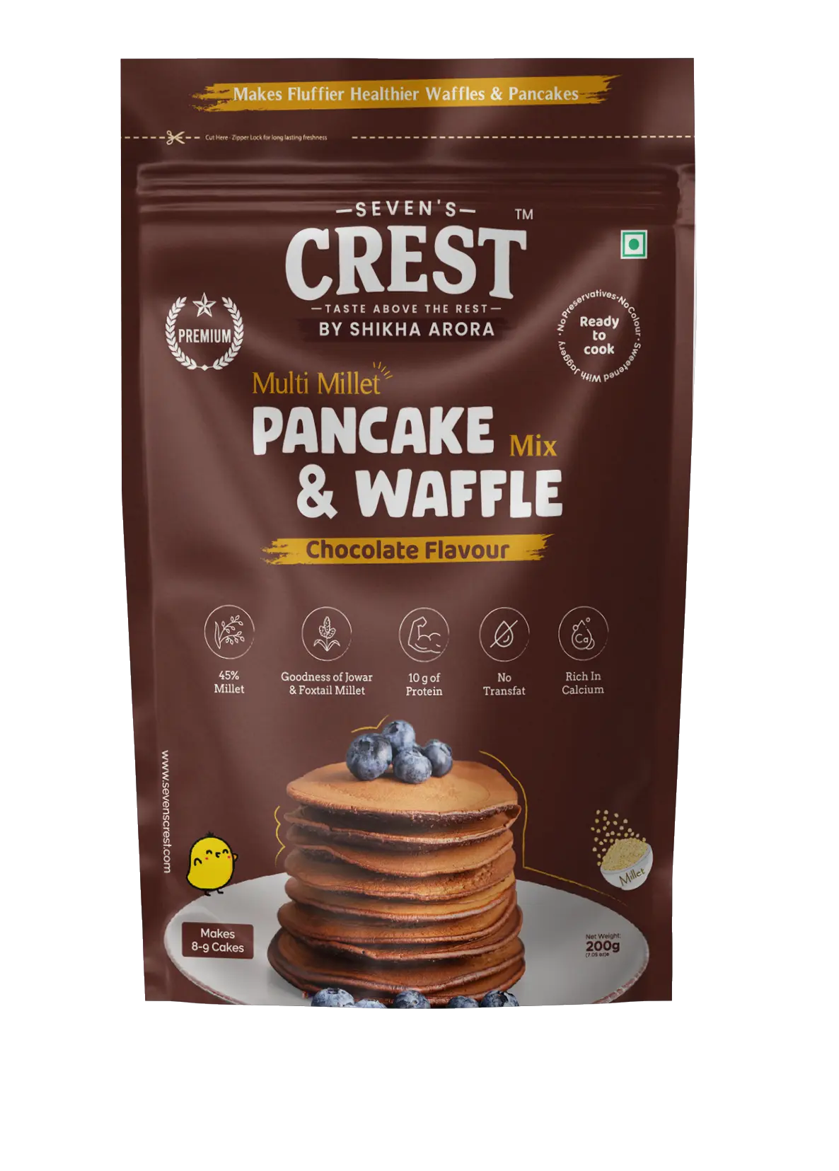 Chocolate Multi Millet Pancake & Waffle Mix