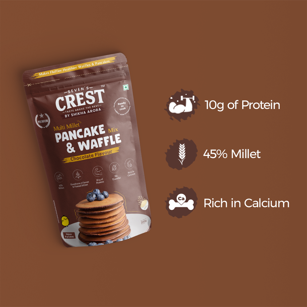 Chocolate Multi Millet Pancake & Waffle Mix