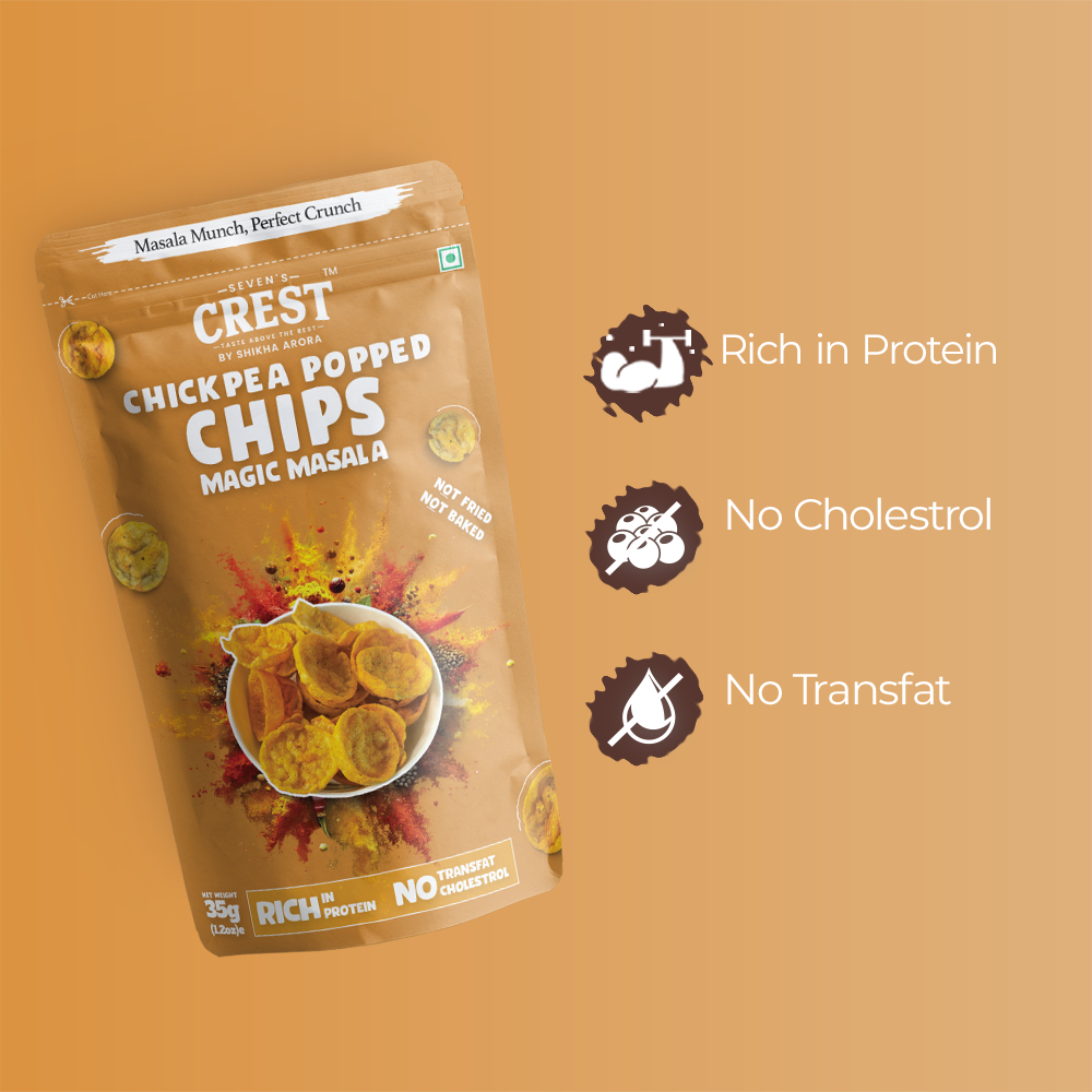 Chickpea Popped Chips- Magic Masala