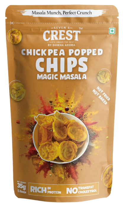 Chickpea Popped Chips- Magic Masala
