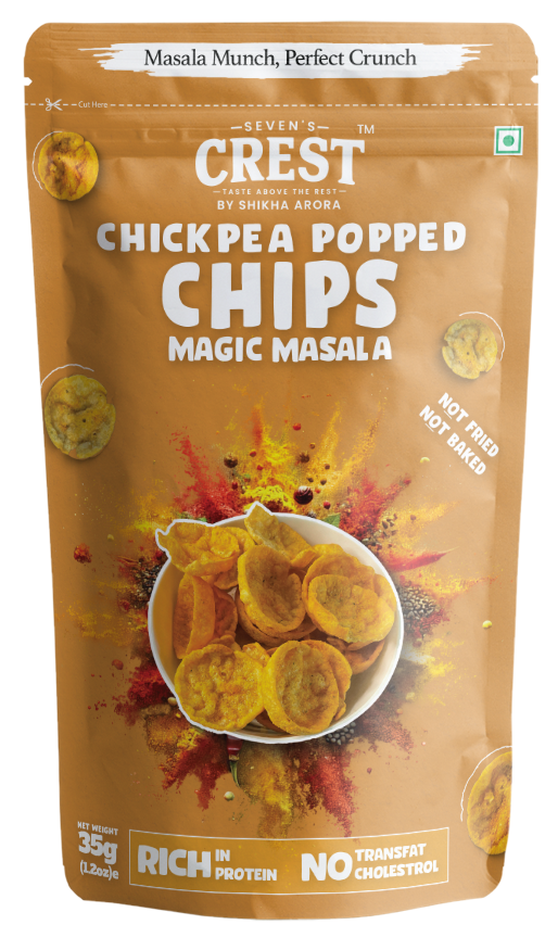 Chickpea Popped Chips- Magic Masala
