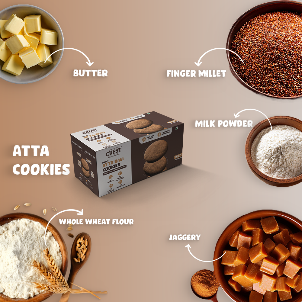 Millet Atta Ragi Cookies