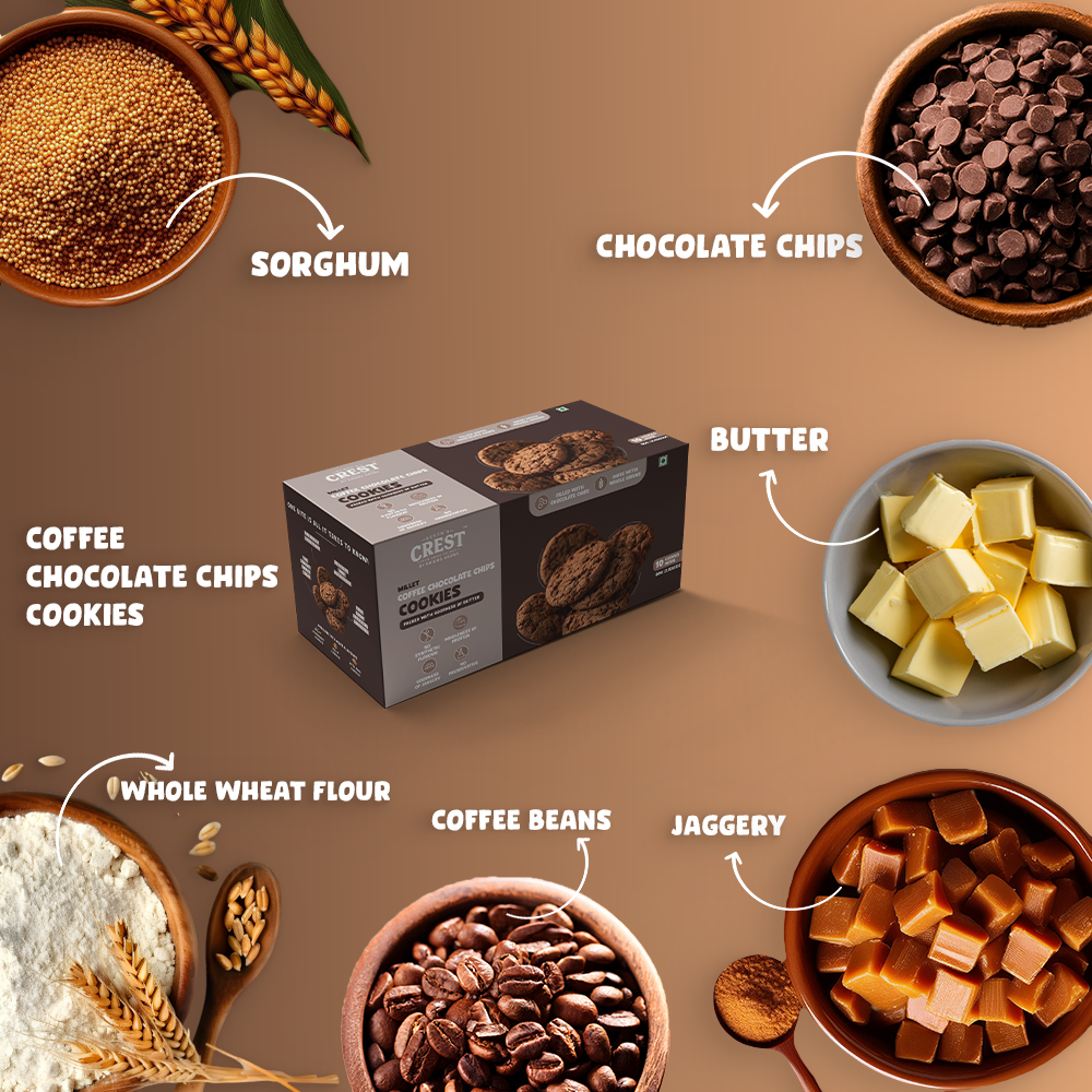 Millet Coffee Choco-chip Cookies
