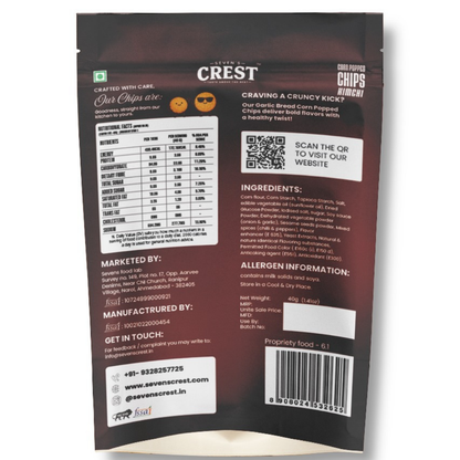 Corn Popped Chips- Kimchi- 40g